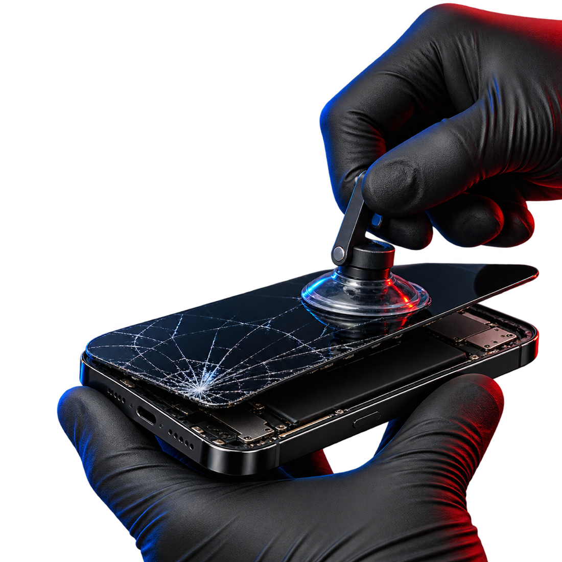 Замена повреждённого дисплея смартфона